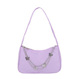 Women's Luxury Designer Handbag - Retro Ladies Shoulder Baguette Bag Nylon Purse