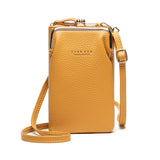 Small Crossbody Bag For Women - Mini PU Leather Shoulder Messenger Handbag Purse