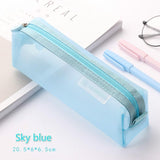 Trousse à crayons transparente - Pochette grande capacité pour adolescents garçons filles