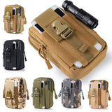 Militair tactisch heuptasje voor heren - Riemzakje Kleine zak Running Travel Camping Bag Sneeuw