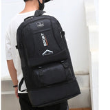 60L Outdoor Sports Backpack - Waterproof Climbing Travel Rucksack Camping Hiking Bag