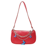 Dames luxe designer handtas - retro dames schoudertas baguette tas nylon portemonnee