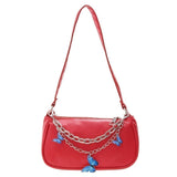Dames luxe designer handtas - retro dames schoudertas baguette tas nylon portemonnee
