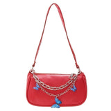 Women's Luxury Designer Handbag - Retro Ladies Shoulder Baguette Bag Nylon Purse