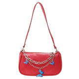 Dames luxe designer handtas - retro dames schoudertas baguette tas nylon portemonnee