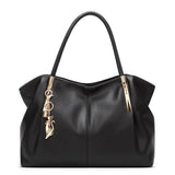 Luxury Handbag for Women - PU Leather Designer Top-handle Casual Tote Bag Ladies