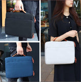 Laptophoes voor 14,1-15,4 inch notebooks - waterdichte schoudertas, draagtas, draagtas,