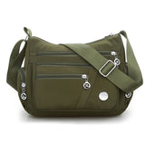 Multifunctional Crossbody Shoulder Bag For Women - Waterproof Messenger Handbag Oxford Nylon