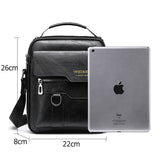 Large Capacity Crossbody Bag For Men - Shoulder Messenger Handbag Artificial Leather