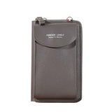 Portefeuille multifonctionnel pour femme - Pochette en cuir PU pour téléphone portable, sac à main, carte, porte-passeport