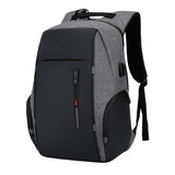 Oxford-laptoprugzak met USB-oplader - waterdichte schooltas met grote capaciteit van 15,6 inch voor laptops