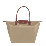 Sac à main fourre-tout en nylon imperméable - Sac à aisselles tendance pour femme Oxford Beach Shopping