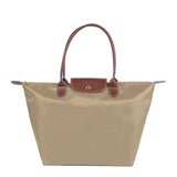 Sac à main fourre-tout en nylon imperméable - Sac à aisselles tendance pour femme Oxford Beach Shopping