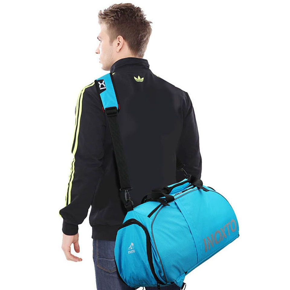 Multifunctional Training Gym Bag - Waterproof 40L Unisex Fitness Sport –