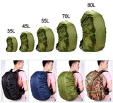 35L waterdichte rugzak regenhoes - stofdichte regendicht outdoor camping wandelen klimmen nylon tas hoes