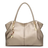 Luxury Handbag for Women - PU Leather Designer Top-handle Casual Tote Bag Ladies