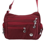Sac à bandoulière pour femme - Sac à main de voyage Messenger en nylon imperméable