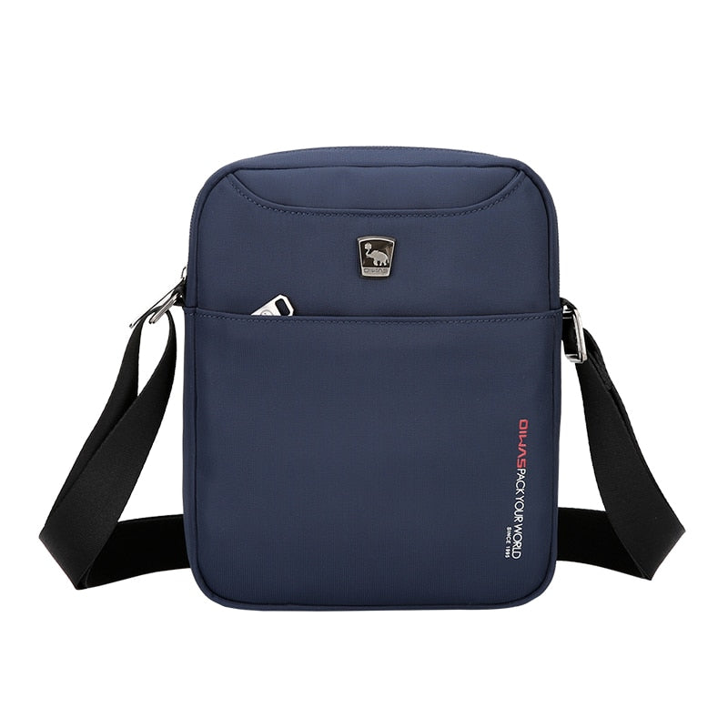 crossbody bag small travel OIWAS Small Messenger Bag – Compact Crossbody Shoulder Bag for Men & Women Grey