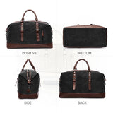Reistas met grote capaciteit - Overnachtingsbagage Canvas snijbestendige handtas Unisex