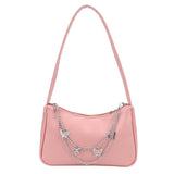 Dames luxe designer handtas - retro dames schoudertas baguette tas nylon portemonnee