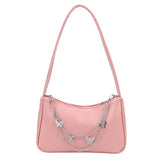Dames luxe designer handtas - retro dames schoudertas baguette tas nylon portemonnee