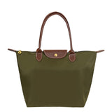 Sac à main fourre-tout en nylon imperméable - Sac à aisselles tendance pour femme Oxford Beach Shopping