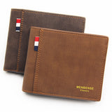 Vintage Denim Billfold Portemonnee voor Heren - Luxe Slanke Geld Creditcard Clip Houder Portemonnee