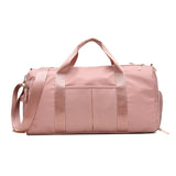 Outdoor Waterproof Nylon Sports Gym Bag for Women with Shoes Compartment - Training Fitness Travel Handbag