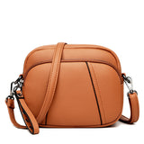 Sac à bandoulière design simple pour femme - Sac à main Messenger en cuir PU pour femme
