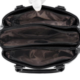 Vintage handtas met handvat voor dames - Leren designer draagtas