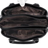 Vintage handtas met handvat voor dames - Leren designer draagtas