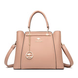 Soft Leather Handbag for Women - Luxury Designer 3 Layer Shoulder Crossbody Bag