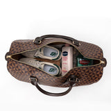 Large Travel Shoulder Bag - Waterproof Fitness PU Leather Luggage Handbag