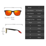 Klassische polarisierte Sonnenbrille – Unisex-Fahrerbrille, Camping, Wandern, UV400-Brille