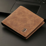 Dunne Billfold-portemonnee voor heren - waterdichte creditcardhouder Muntzak Rits geldportemonnee