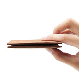 Dunne Billfold-portemonnee voor heren - waterdichte creditcardhouder Muntzak Rits geldportemonnee