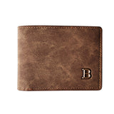 Dunne Billfold-portemonnee voor heren - waterdichte creditcardhouder Muntzak Rits geldportemonnee