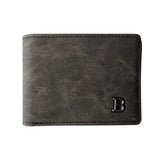 Dunne Billfold-portemonnee voor heren - waterdichte creditcardhouder Muntzak Rits geldportemonnee