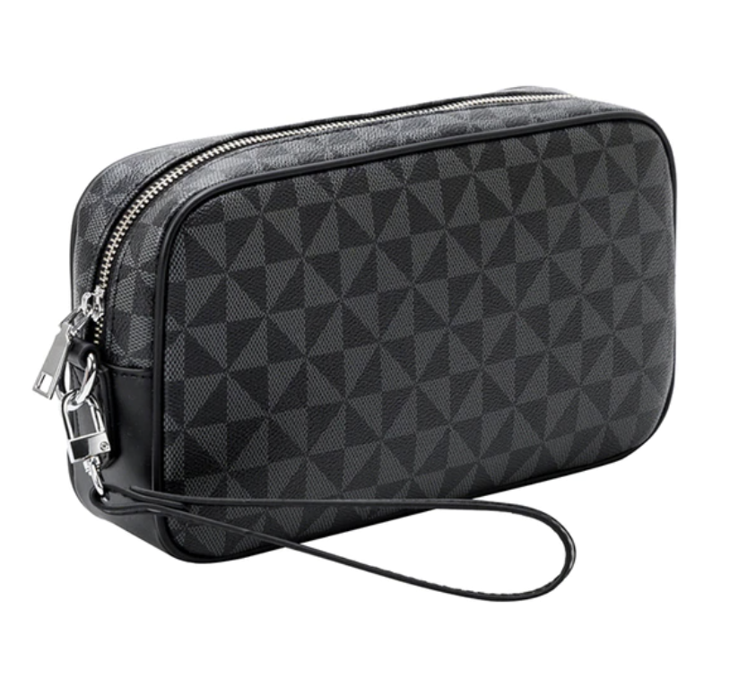 Black wrist clutch discount bag