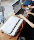 Laptophoes voor 14,1-15,4 inch notebooks - waterdichte schoudertas, draagtas, draagtas,