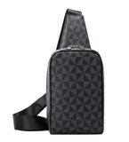 Luxury Leather Belt Bag for Men - Casual Messenger Chest Bag Fashion Pack Large Capacity
