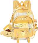 Cartoon Anime Backpack for Girls - Waterproof Laptop School Bag