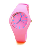 Jelly Watch Unisex - Quartz Clockwork Silicone Strap