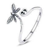 Adjustable Rings For Women - 925 Sterling Silver Open Size Rings