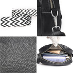 Leather Crossbody Bag for Women - Luxury Shoulder Handbag Messenger Tote Sac