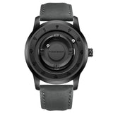 FOXBOX Watch for Men - Floating Magnetic Pointer Free Ball Bearing Wristwatch