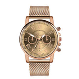 Luxury Watch for Women - Fashionable Quartz Movement Mesh Strap Business