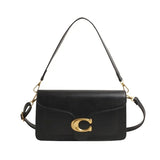 Pure Color Simple Square Purse - Multi-Layer Commuting Minimalist Shoulder Bag