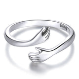 Adjustable Rings For Women - 925 Sterling Silver Open Size Rings