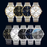 Luxury Sports Quartz Watch - 3 Bar Waterproof Luminous Men's Watch Stainless Steel